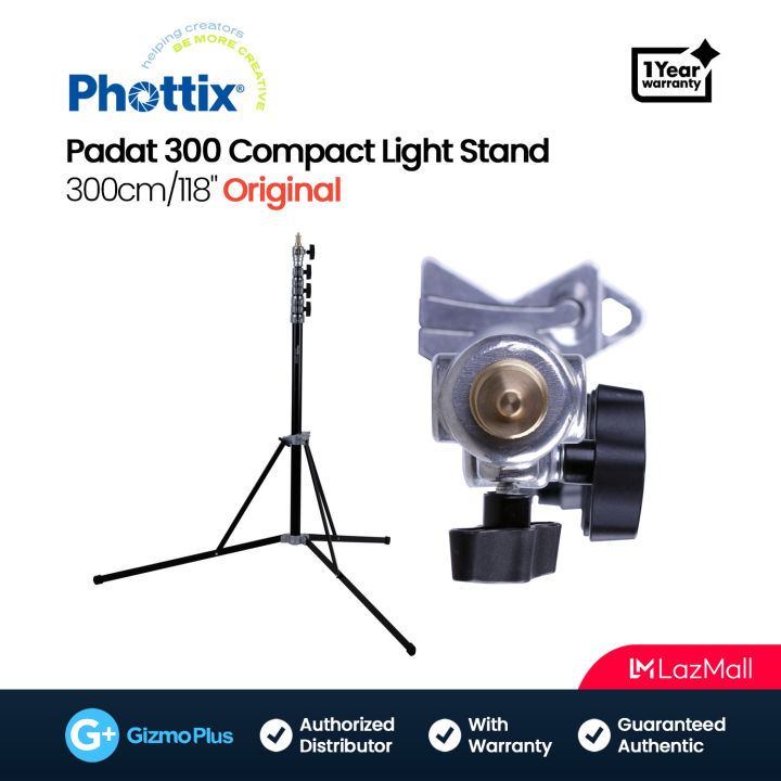 Phottix Padat Compact Light Stand 300cm | Lazada PH