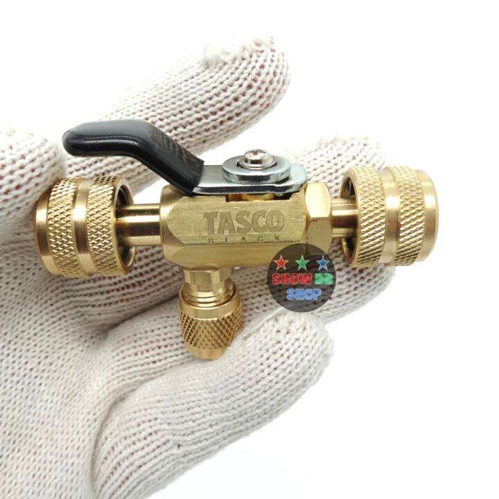 tasco-black-tb635-1-4-ข้อต่อ-3ทาง-connector-with-ball-valve