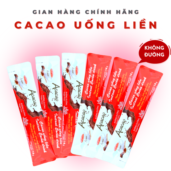 Bột cacao uống liền không đường acacao giàu dinh dưỡng - ảnh sản phẩm 1