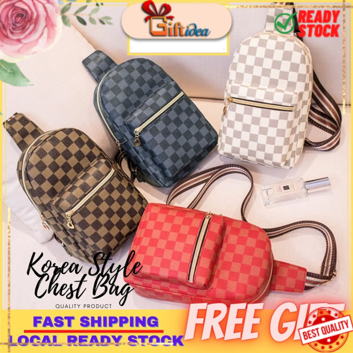 JS Fashion Korea Styles Elegant & Romance Unisex CrossBody Bag Chest