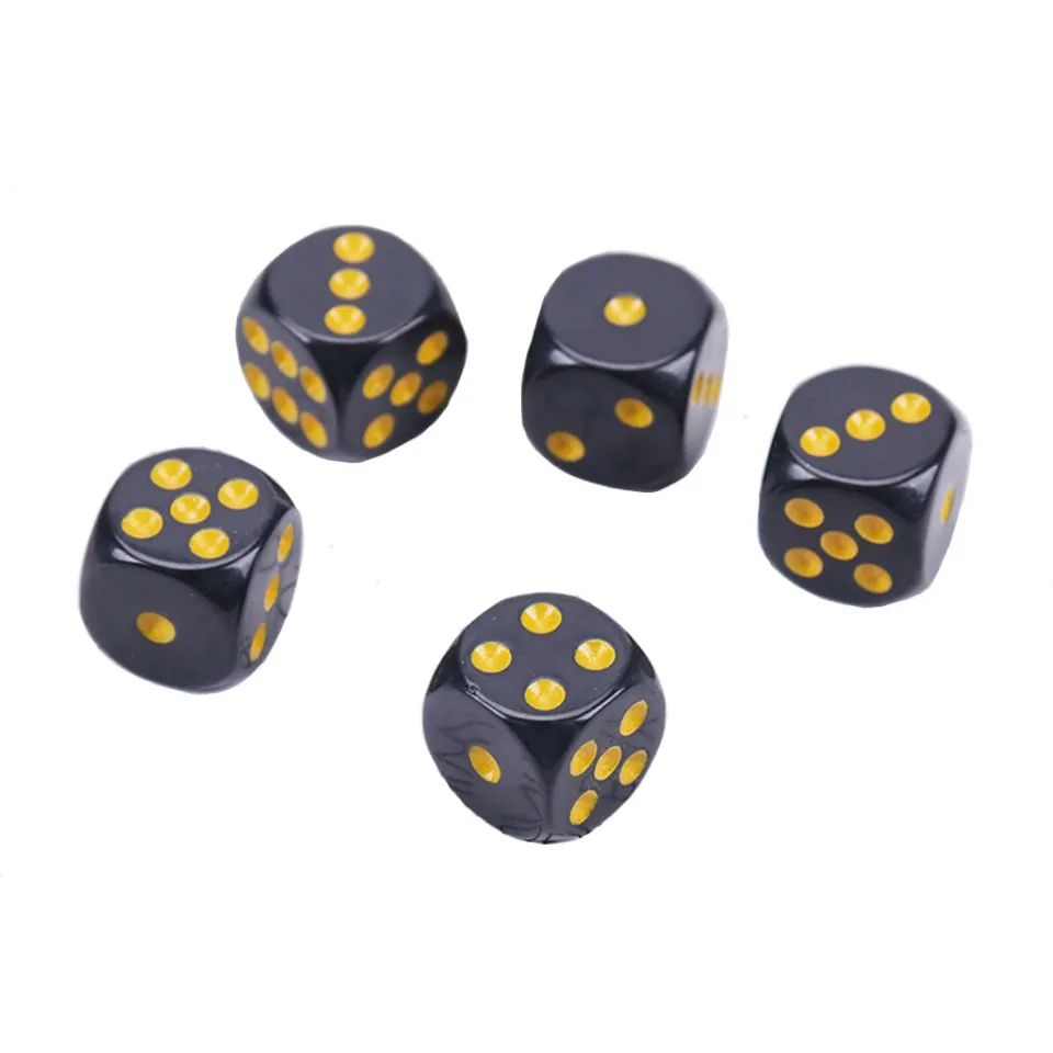 10Pcs 16Mm 6 Side Dice Counters +1/-1 Dice Kids Toy Counting Dice