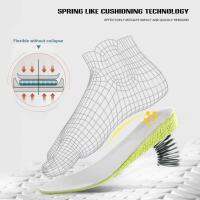 Polyurethane Shoes Insole Soft Shock Absorption Running Sport Insoles Pad Invisible Elevation Shoe Bottom Elastic Insoles