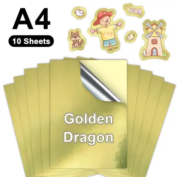 25 Sheets 8.3X11.6 Inch Inkjet Sticker Paper, Printable Transparency Film  Quick Dry Paper Label for Inkjet Printers