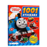 Thomas and friends 1001 stickers small train Thomas sticker coloring maze game book childrens English Enlightenment picture book parent-child interaction, including 1001 stickers