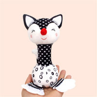 Rattle For Kids Baby Toys 0 6 12 Month Set Newborn Infant White Black Soft Plush Cute Animal Hanging Mobile On The Bed Bell Gift