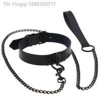 【hot】∏❉ﺴ  Rivet Spike Punk Collar Colar de couro para mulheres corrente chumbo gargantilha traje escravo BDSM Bondage acessórios góticos quente