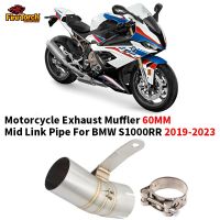 ท่อไอเสียรถจักรยานยนต์สำหรับ Bmw S1000Rr 2020 2019 2021 2022 2023ระบบไอเสียที่ปรับเปลี่ยนเต็มรูปแบบสแตนเลสอุปกรณ์และเครื่องมือสีท่อเชื่อมกลาง60มม.