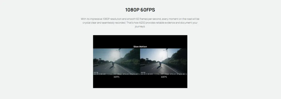 70mai Dash Cam A200 1080P 2'' IPS Screen Dual-channel Record 70mai Car DVR  A200 24H Parking Monitor 130°FOV Night Vision - AliExpress