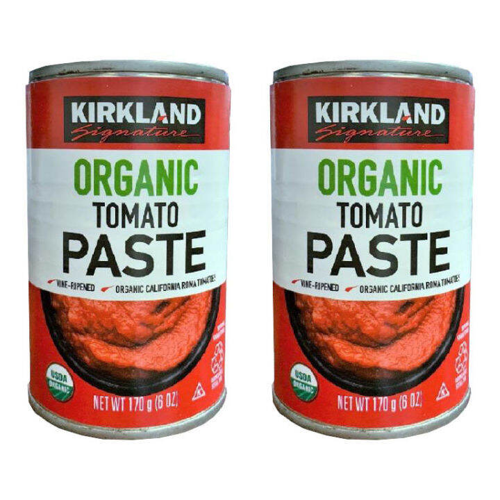 Kirkland Signature Organic Tomato Paste (2 x 170g) Lazada PH