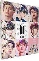 โปสเตอร์ศิลปะบนผืนผ้าใบสำหรับติดกำแพง Bts ภาพพิมพ์ไร้กรอบสีสันวินเทจสำหรับห้องนอนสำนักงานบ้านตกแต่งห้องนั่งเล่น * นิ้ว