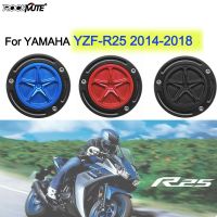 ☃☬☜ฝาครอบถังก๊าซเชื้อเพลิง CNC สำหรับยามาฮ่า YZF-R25 R25อุปกรณ์เสริมรถจักรยานยนต์ R3 2014 2015 2016 2017 2018