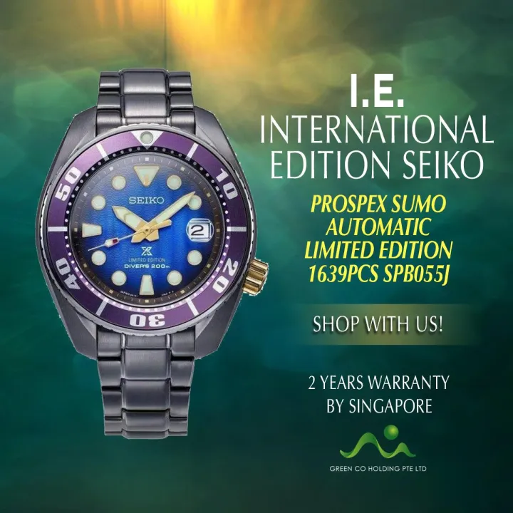 SEIKO INTERNATIONAL EDITION PROSPEX ZIMBE SUMO LIMITED EDITION 1639 PCS  AUTOMATIC MEN WATCH SPB055J1 | Lazada Singapore