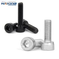 ▲  10pcs M3 M4 M5 M6 M8 304 A2 Stainless Steel Black grade 12.9 steel DIN912 Hexagon Hex Socket Head Cap Allen Bolt Screw L 4 150mm