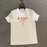 เสื้อยืดผู้ชายแขนสั้นหัวใหม่ Karl Lagerfeld