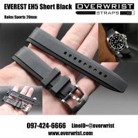 สายนาฬิกา รุ่น EVEREST EH5 Short Black Color for Rolex Sport 20mm