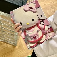 Sanrio Hello Kitty พร้อมช่องปากกาสำหรับ Ipad Air 2021เคส10.2 Mini 6 Air 4 10.9ป้องกันซิลิโคนเคส Ipad Pro 11นิ้ว