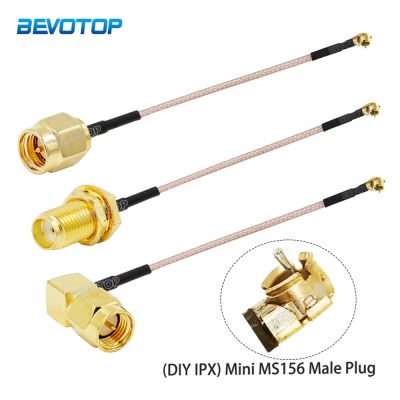1Pcs RG178 Cable DIY IPX Mini MS156 to SMA Male/Female Connector RF Coaxial Pigtail Extension Jumper for LTE Modem Yota LU150