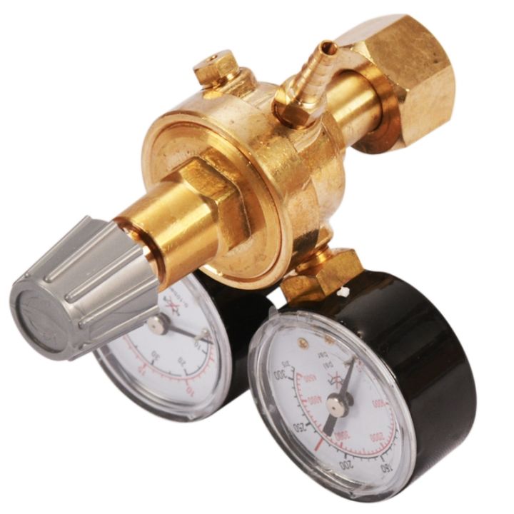 hot-argon-co2-gas-bottle-pressure-regulator-reducer-tig-welding-gauge-w21-8-1-4-thread-0-20-mpa