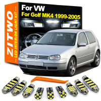 ZITWO 13Pcs LED ภายในโดมอ่านหลอดไฟสำหรับ VW Volkswagen Golf 4 MK4 1999 2000 2001 2002 2003 2004 2005อุปกรณ์เสริม