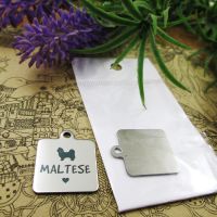 10pcs quot;Maltese quot;dog lover stainless steel charms more style for choosing DIY Charms pendants for necklace
