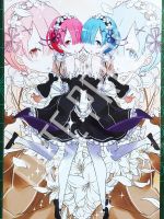 Poster anime โปสเตอร์อนิเมะ Re Zero ขนาด A4 รูปติดผนัง ตกแต่งห้อง หรือ เก็บสะสม