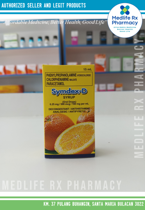 Symdex D Syrup For Kids 15ml Lazada Ph