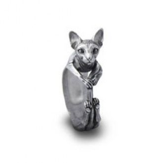 วินเทจ Sphynx แหวนแฟชั่นย้อนยุคสไตล์ Sphynx แมวแหวนสำหรับผู้หญิงผู้ชาย Sphynx แมวเครื่องประดับ
