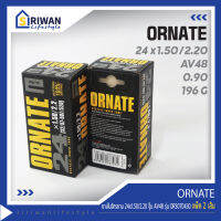 ORNATE ยางในจักรยาน 24x1.50/2.20 จุ๊บ AV48 (แพ็ค 2 เส้น) รุ่น OR3070430 ผลิตโดย ZC Rubber