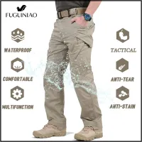 [Fuguiniao IX9 Tactical Pants Mens Outdoor Work Military Tactical Lightweight Trousers Cargo Pants Men