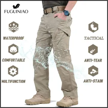 30-44 Plus Size High Quality Men's Cargo Pants Casual Mens Pant Multi  Pocket Military Tactical Long Full Length Trousers