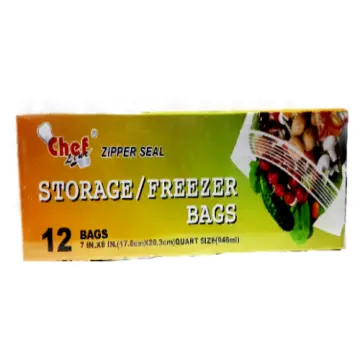Hefty Slider Freezer Bags, Quart Size, 74 Count 