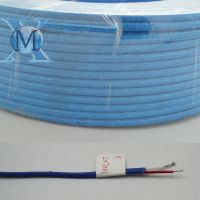 [COD] Compensation wire glass fiber K-type thermocouple compensation temperature measurement blue multi-strand 2x7x0.3mm