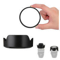 55mm UV Filter Bayonet Reversible Lens Hood สำหรับ Canon RF-S 18-150 มม. F3.5-6.3 IS STM เลนส์ EOS R7 R10--hang yu trade