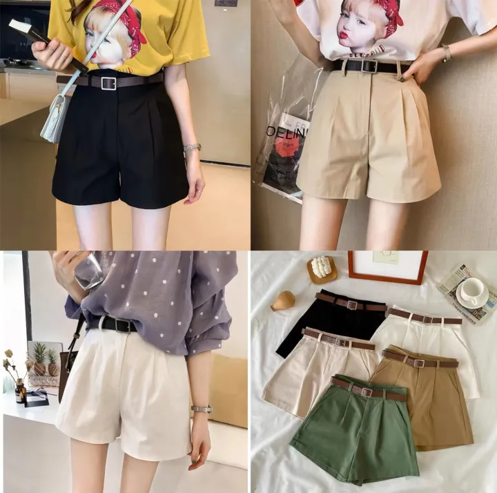 High waisted shorts clearance lazada