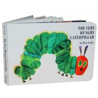 เด็กตลกบัตรคำภาษาอังกฤษหนังสือนิทาน Eric Carle Caterpillar มีรูของเล่นการเรียนรู้ในช่วงต้นหนังสือสำหรับของขวัญเด็ก