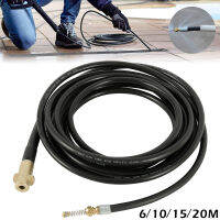 15/20 Meters x 1000psi/660bar Sewer Drain Water Cleaning Hose Washer Pressure