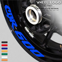 New motorcycle wheel sticker waterproof reflective wheel decals rim decoration logo for HONDA CBR600 cbr 600