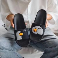 Slippers male Korean students wear fashionable mens casual slippers and female couples sandals รองเท้าแตะเป็ดนักเรียนสไตล์เกาหลีใส่ข้างนอกแฟชั่นผู้ชายรองเท้าแตะลำลองผู้หญิงคู่รองเท้าแตะ wamgting.my 11.04