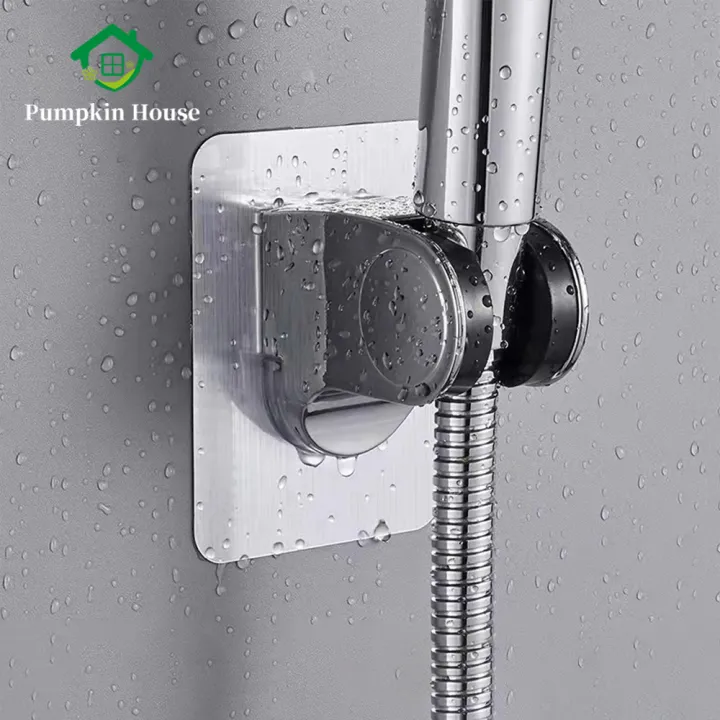 Punchfree wallmounted shower head hanger nozzle fixing base Lazada PH