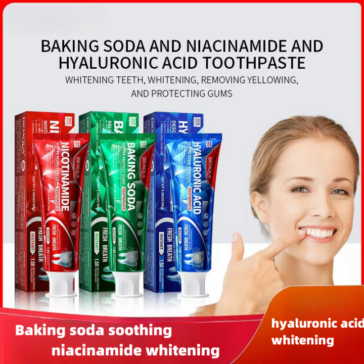 【BUY1 TAKE1】Baking Soda and Peroxide Whitening Toothpaste Cleaning ...