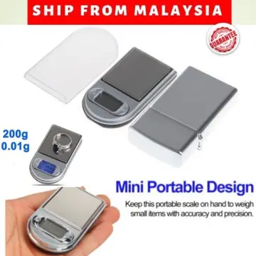 0.01g x 200g Gram Mini Digital Pocket Scale Jewelry Diamond Weight Silver  Lighter Scale