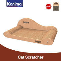 Kanimal Cat Toy ของเล่นแมว ที่ลับเล็บ ที่ข่วนเล็บแมว รุ่นโซฟา The Couch สำหรับแมวทุกวัย ขนาด 55x27x17 ซม. แถมฟรี! Catnip กัญชาแมว