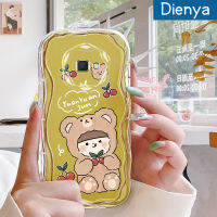 เคส Dienya สำหรับ Samsung J7นายก J7ไพรม์2 J2เคสเนื้อครีมลายหมีเชอร์รี่นิ่มกันกระแทกเคสโทรศัพท์โปร่งใสเจลซิลิกาแบบใสฝาครอบป้องกันป้องกันการตก