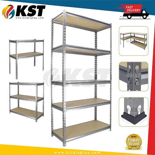 Ready Stock 2 in 1 RACK / Rak Besi / Rak Rumah / Rak kedai / Boltless ...