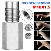 、‘】【； M18x1.5 CEL Eliminator Check Engine Light Adapter Real Mini Catalytic Converter O2 Oxygen Sensor Stainless Steel Car Accessories