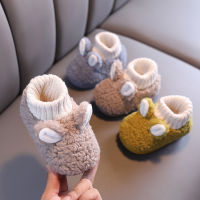 Kids Slippers Toddler Boys Girls Indoor Shoes Cute Cartoon Non-slip Soft Childrens Warm Winter Home Slippers Baby Slippers