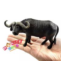 Monkey Toys - โมเดลสัตว์ Buffalo ควายป่า ดำ ขนาด 13.00 CM (จากหาดใหญ่)