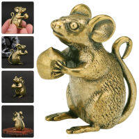 BESTOMZ น่ารัก Brass Mouse Craft Retro Mouse Mouse Mouse Delicate Mouse Adornment สำหรับ Office