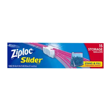 Ziploc Gallon Food Storage Slider Bags, Power Shield Technology for More  Durability, 26 Count (Pack of 4)