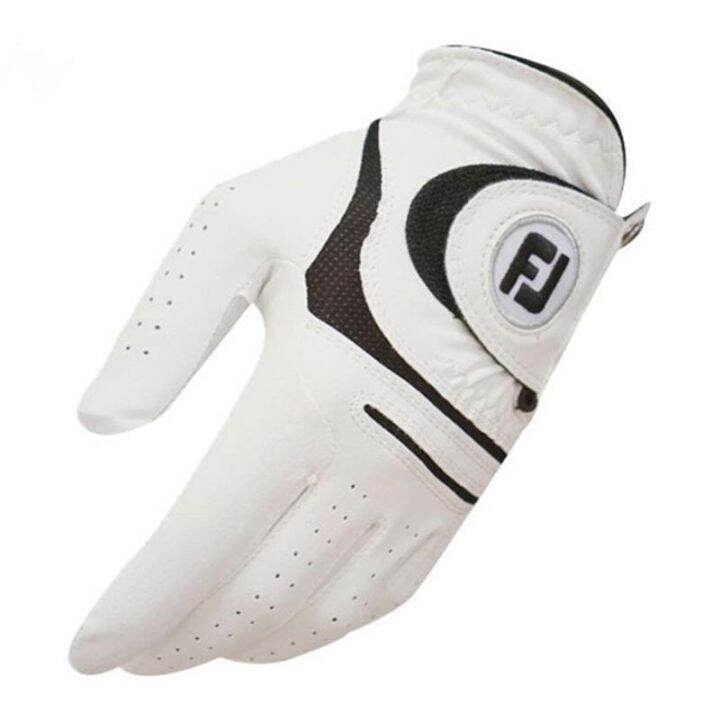 footjoy-golf-gloves-mens-lambskin-fiber-wear-resistant-sports-golf-gloves-ถุงมือกันลื่นลื่นไหล